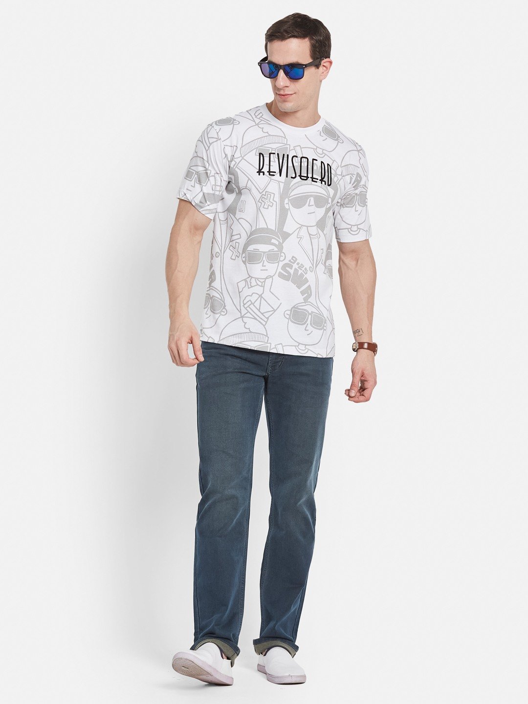Octave Men Printed T-shirt