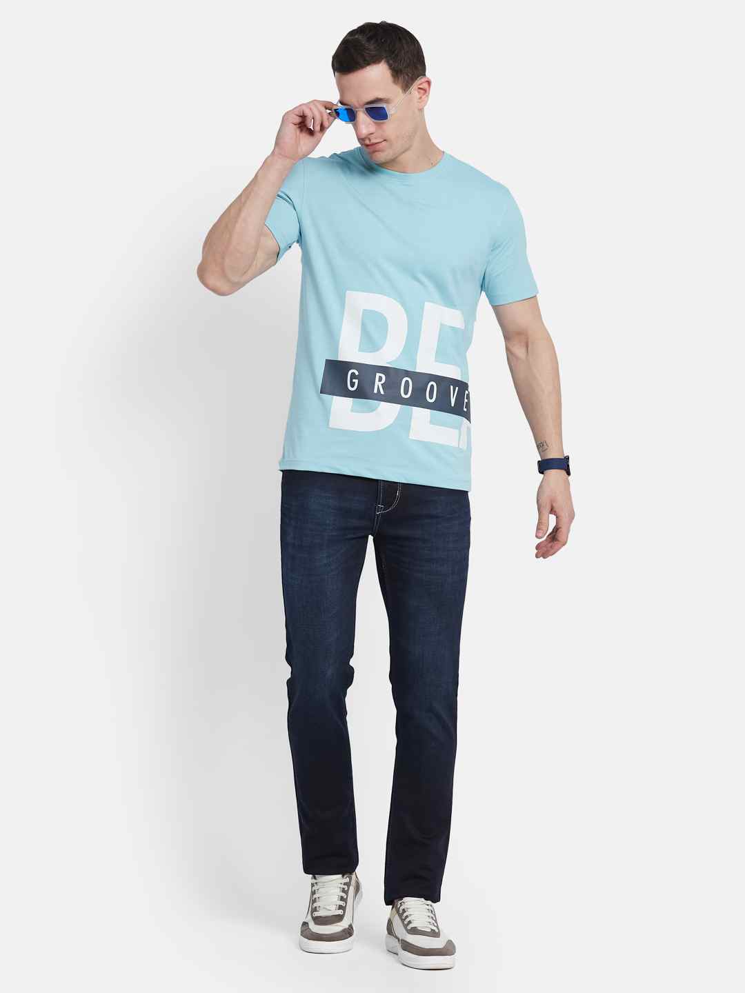 Octave Men Printed T-shirt