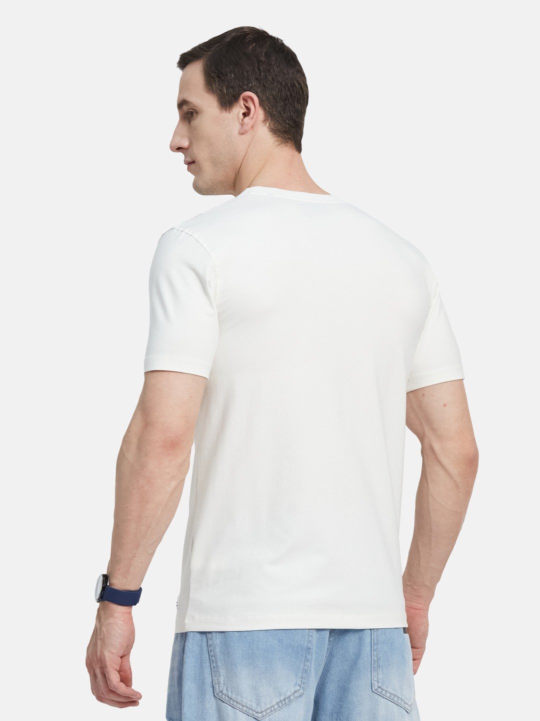 BODY CHECK PRINT  SINGLE JERSEY KNITLYCRA T-SHIRT