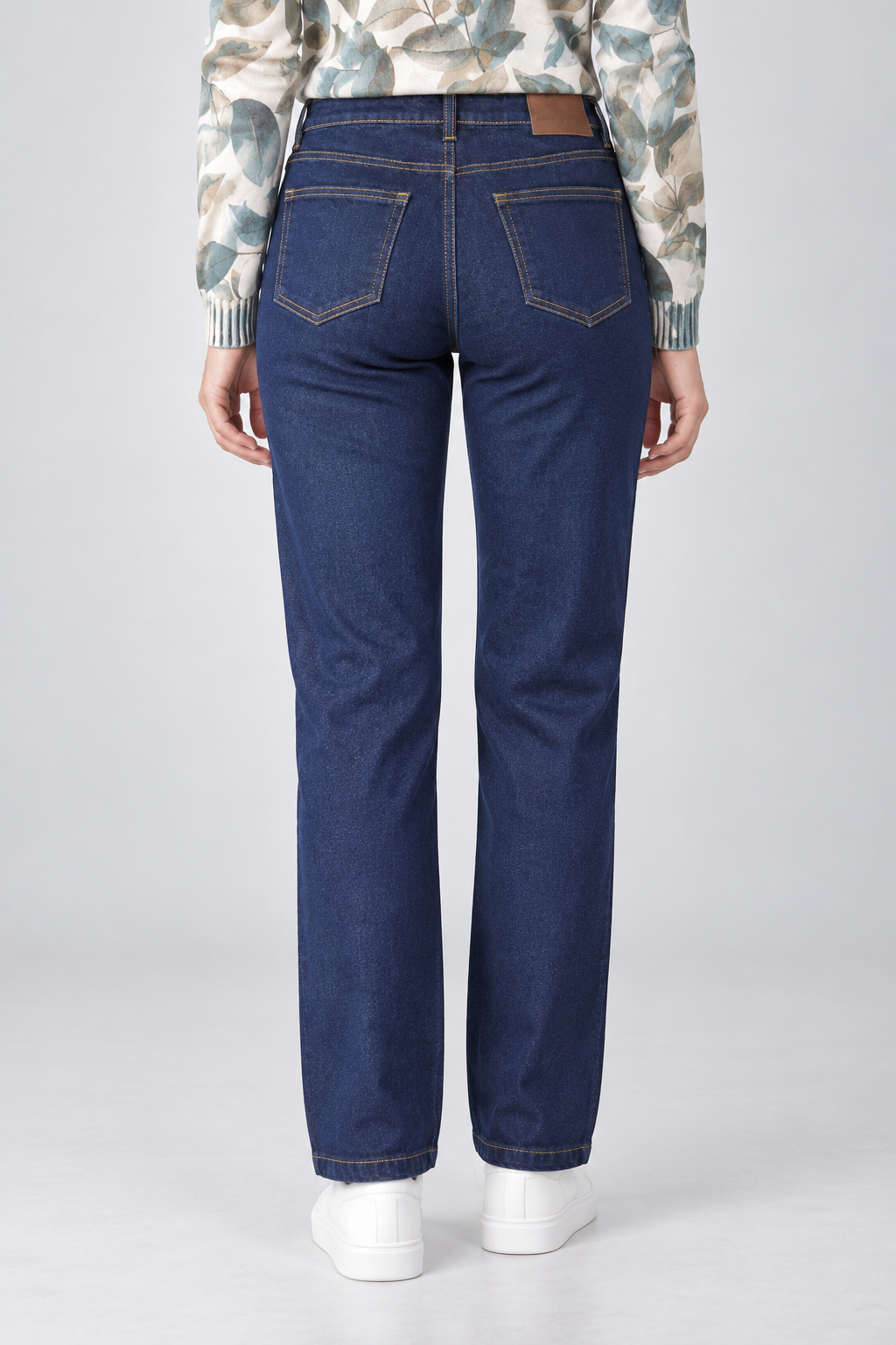 Women’s Navy Straight Fit Denim Jeans – Classic Everyday Jeans