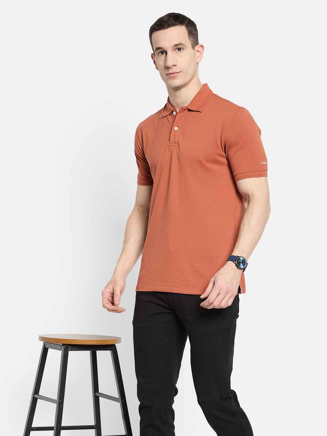 Octave Men Polo Collar T-shirt