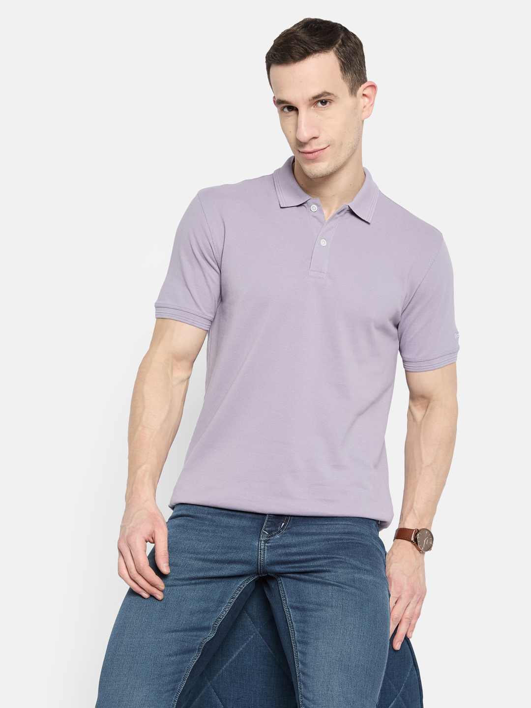 Octave Men Polo Collar T-shirt