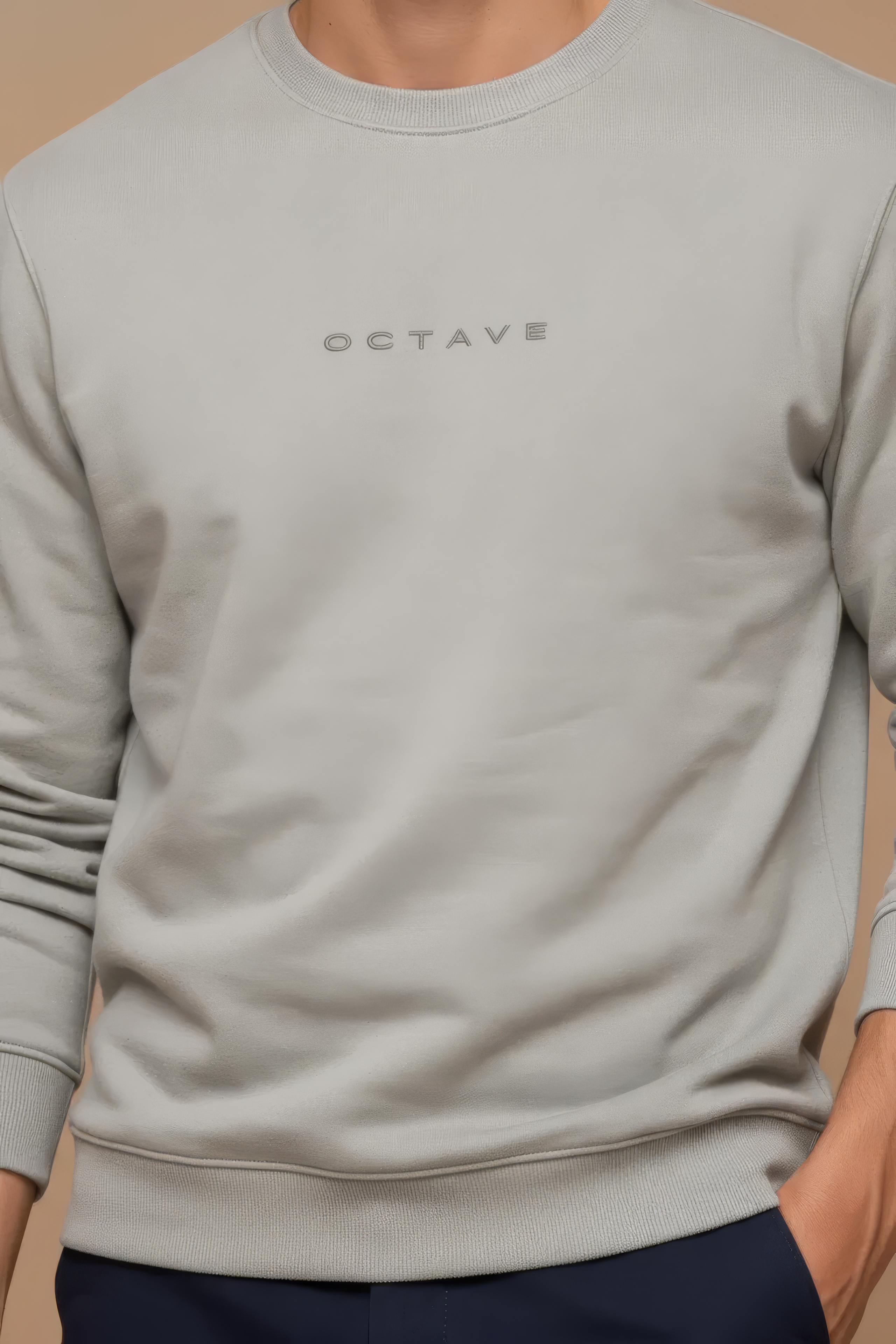 Men’s Premium Arona Crew Neck Cotton Fleece Sweatshirt