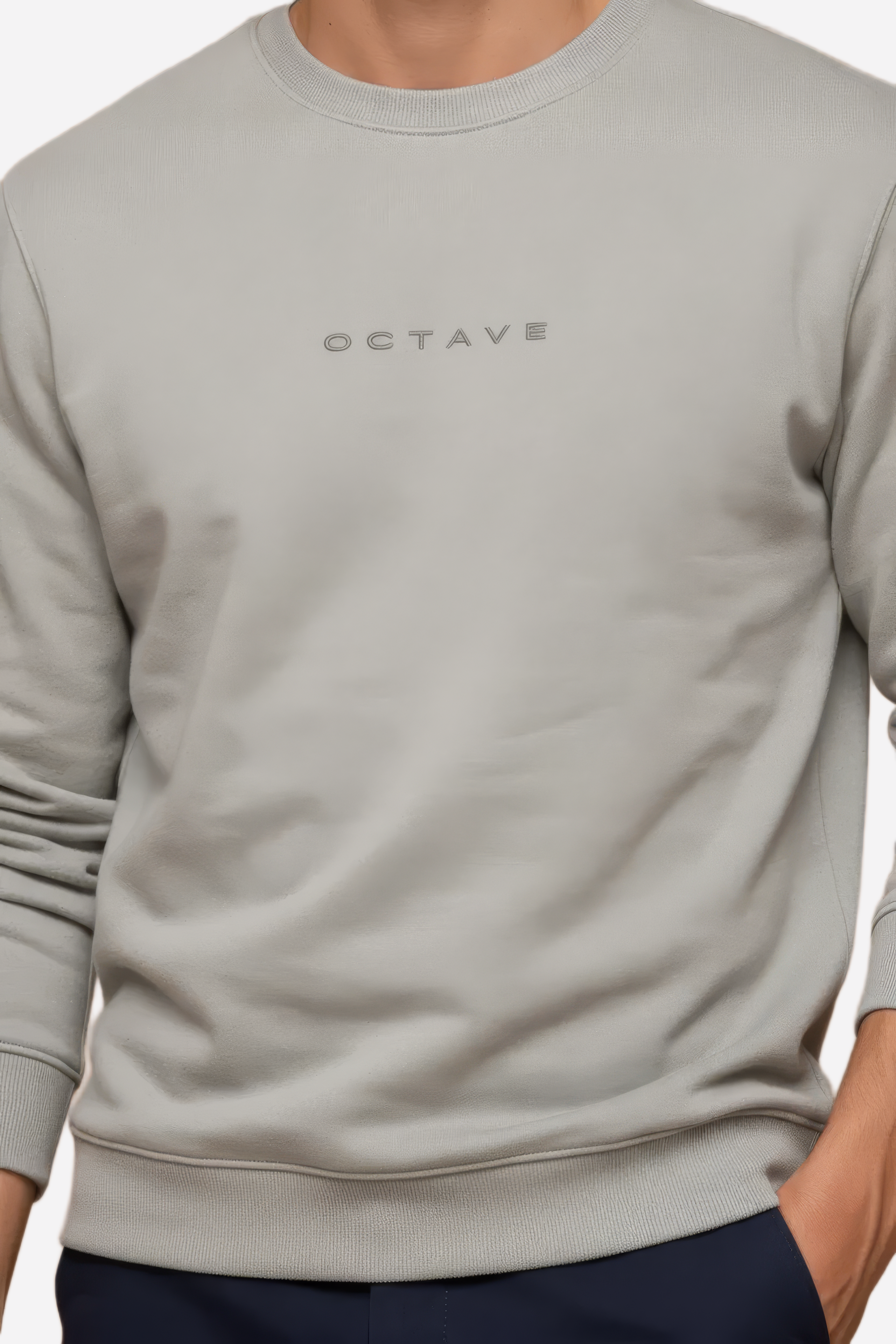 Men’s Premium Arona Crew Neck Cotton Fleece Sweatshirt