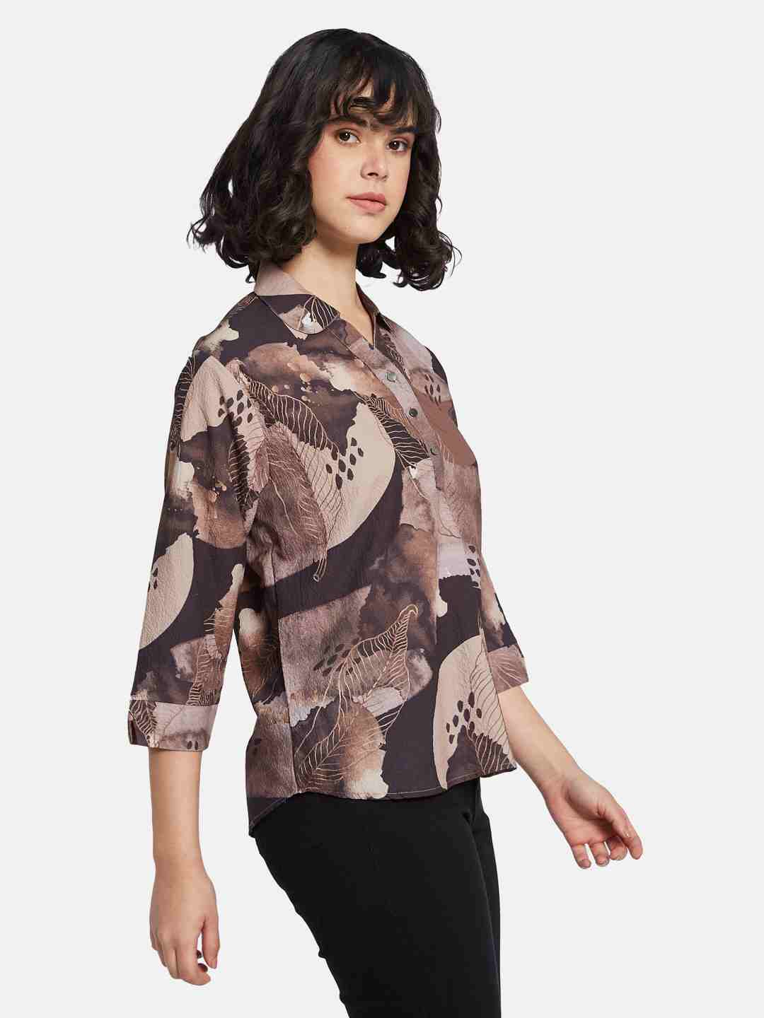 METTLE Floral Print Cotton Top