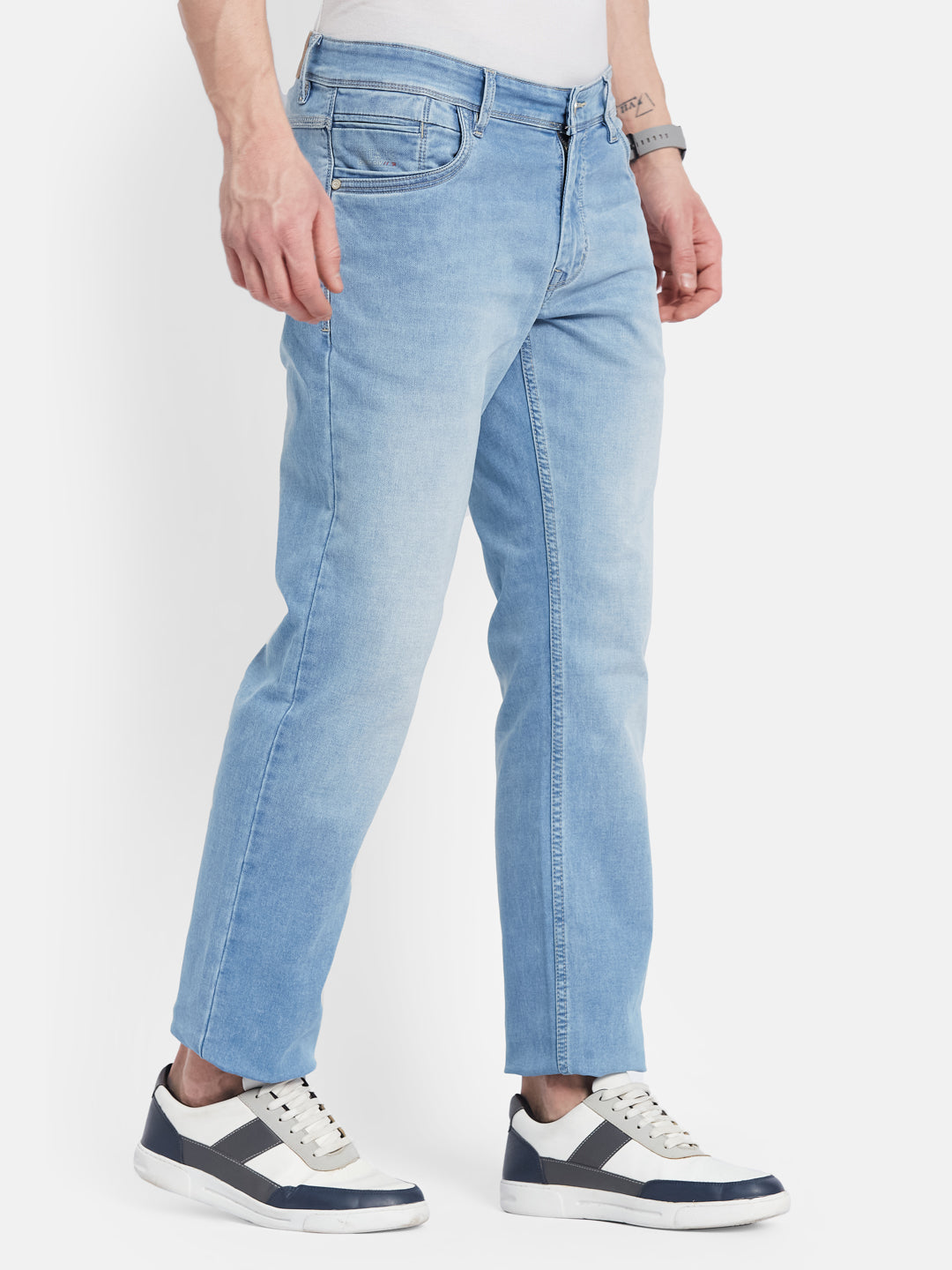 Octave Men Straight Fit Stretchable Jeans