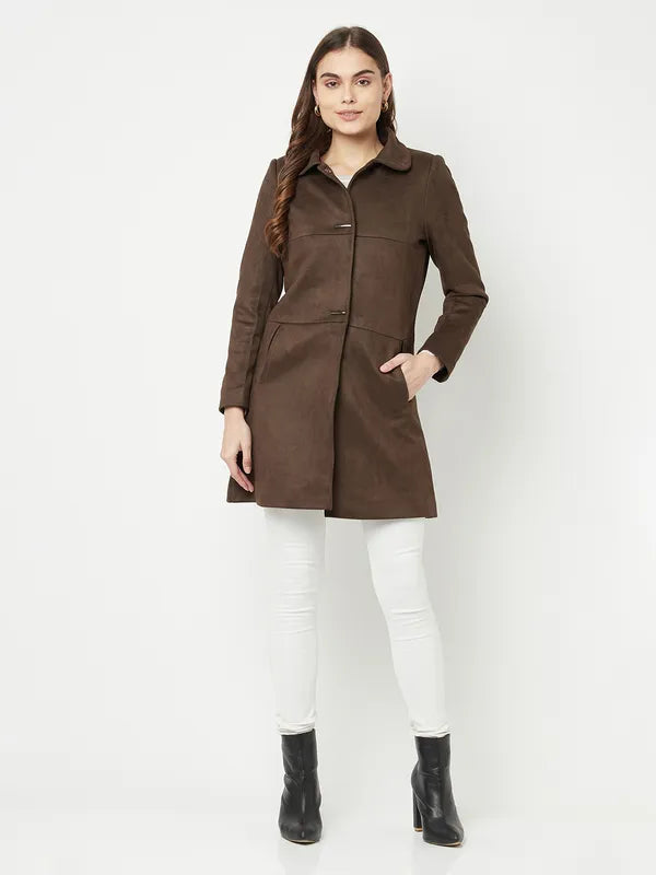 Women Olive Coat