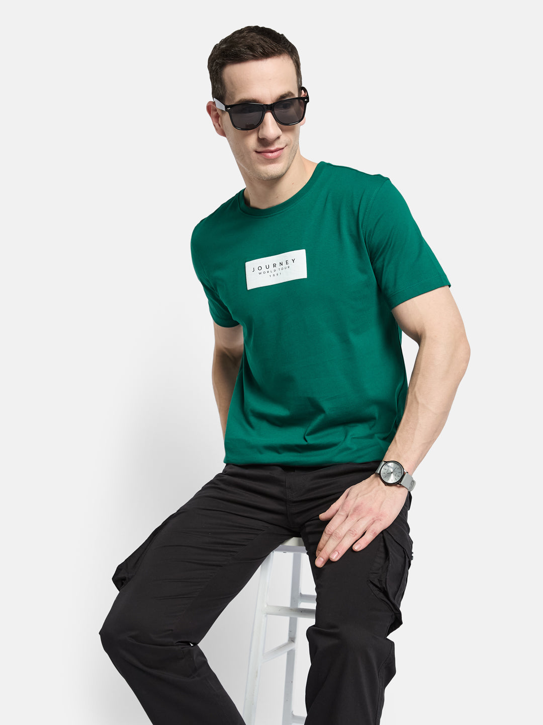 Octave Men Printed T-shirt