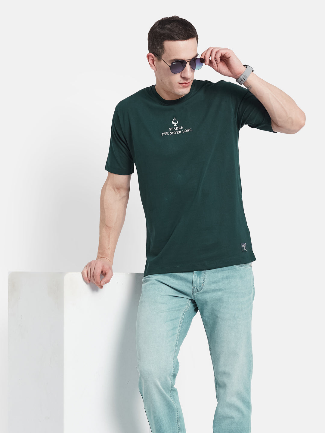 Octave Men Printed T-shirt