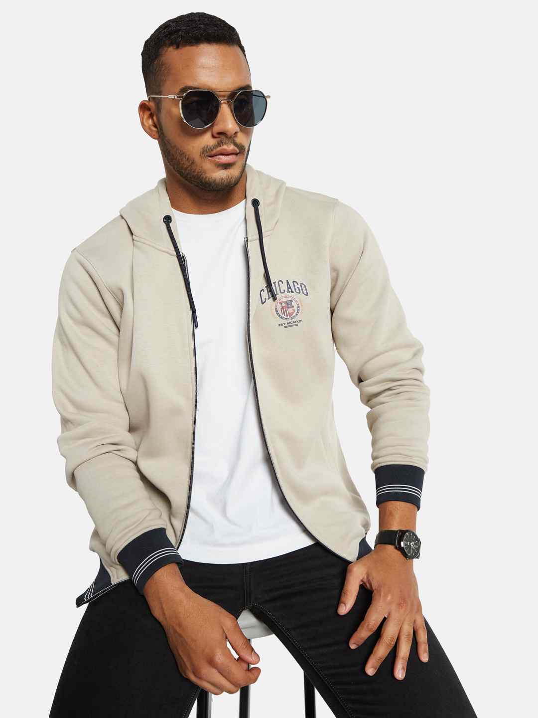 Octave Men Hooded Sweatshirt