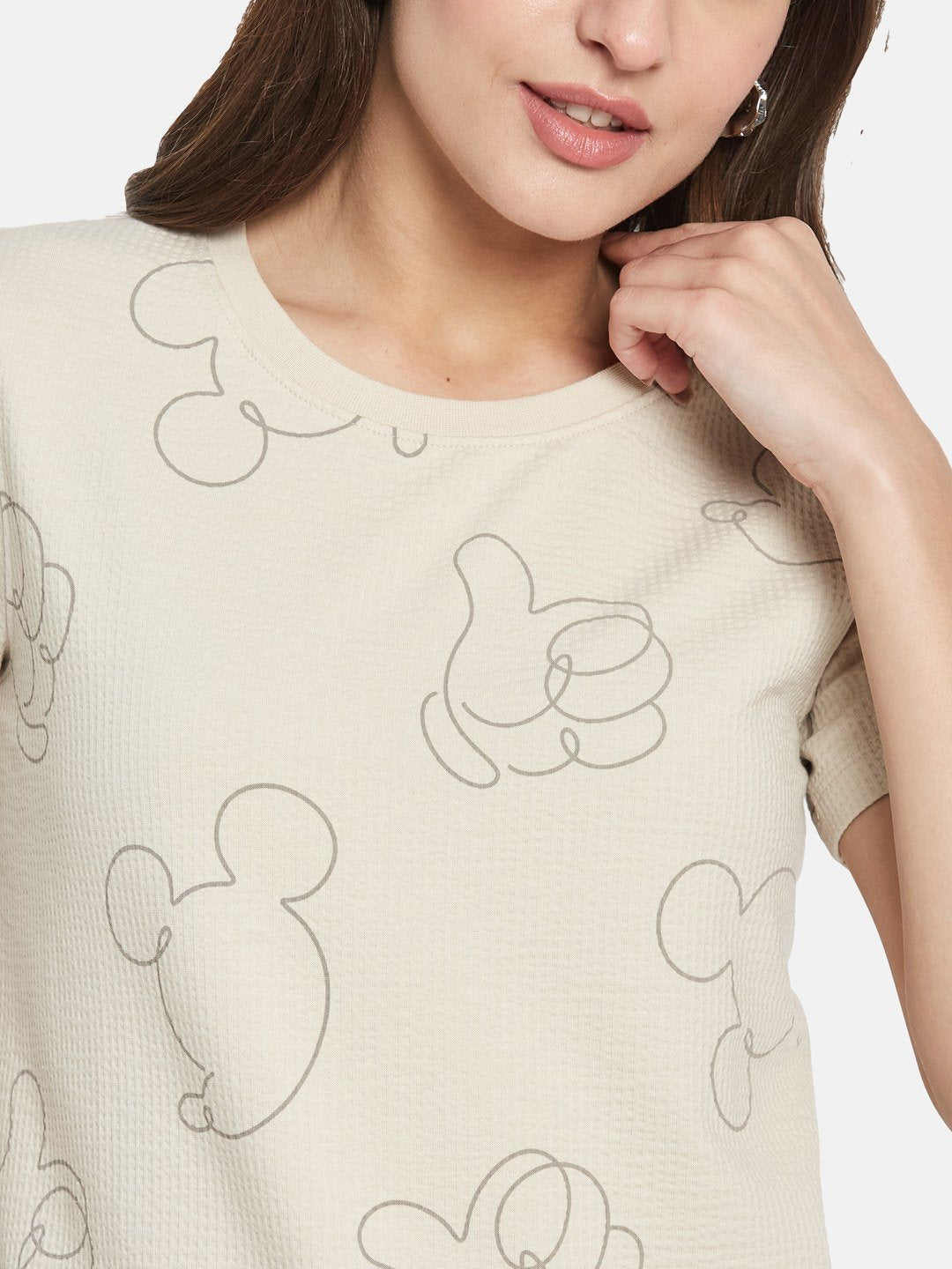 METTLE Women Printed T-shirt