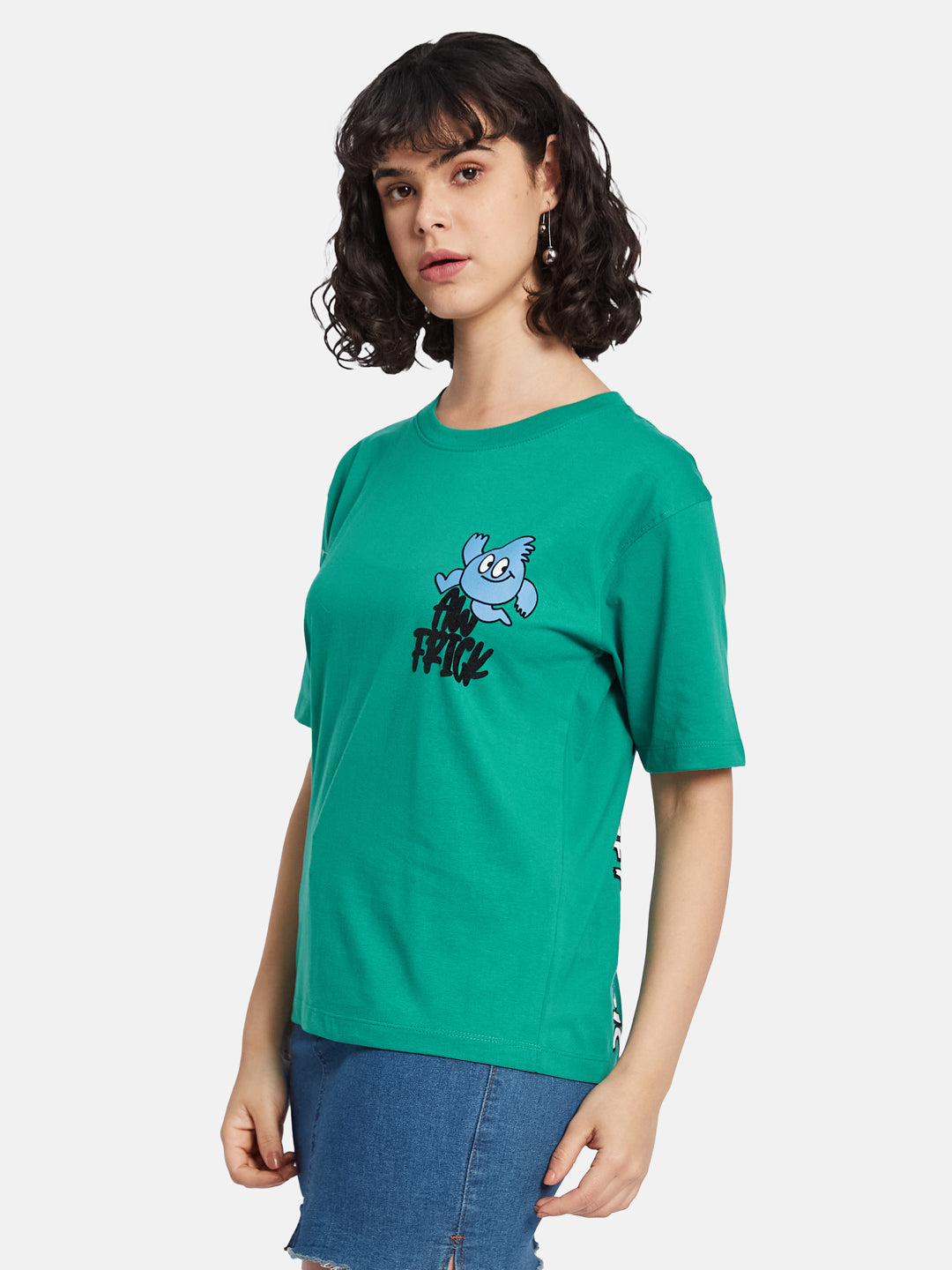 METTLE Women Printed T-shirt