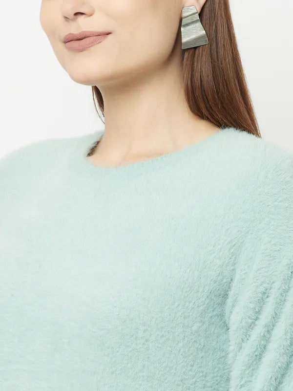 Women Mint Sweaters