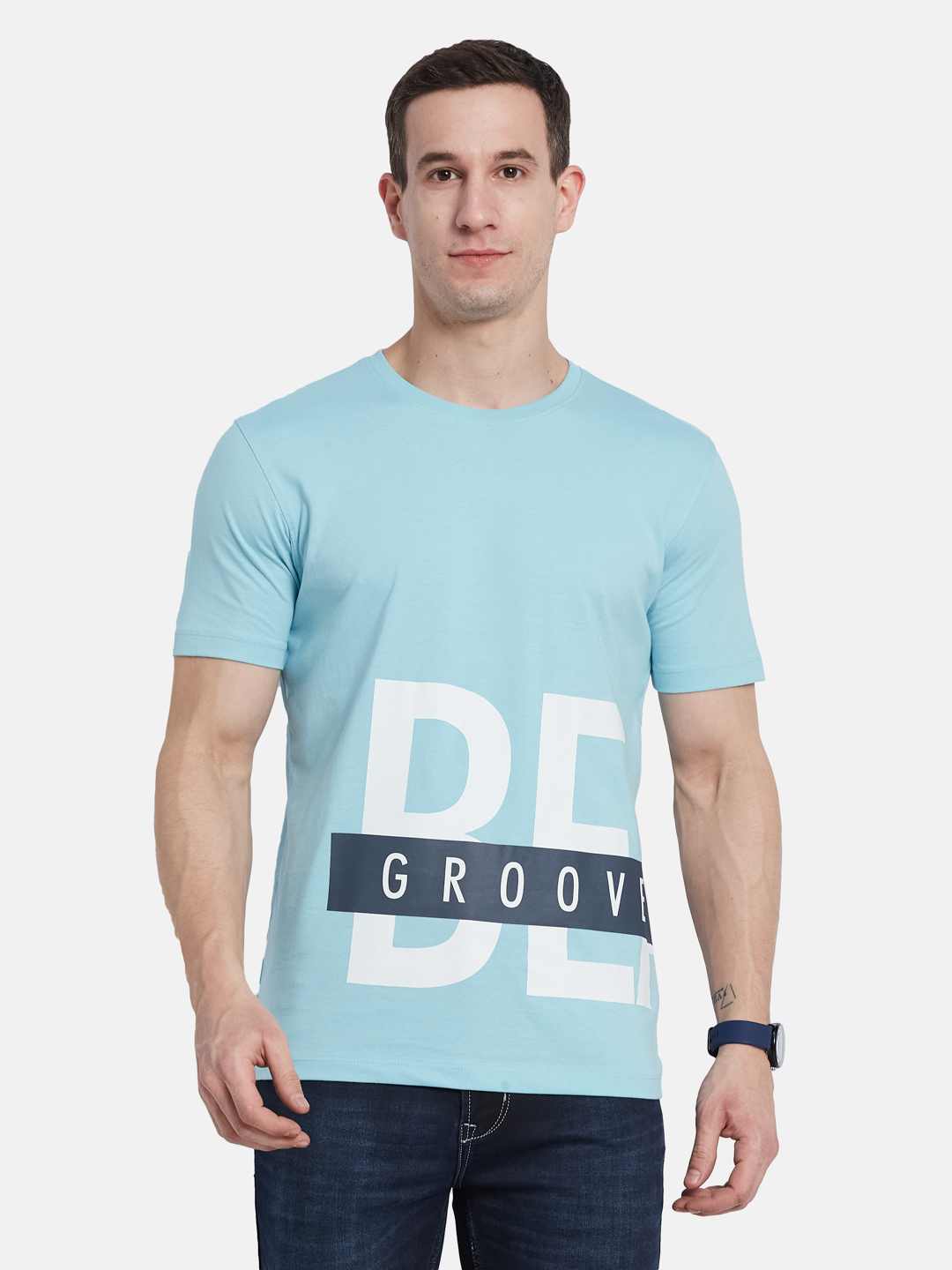 Octave Men Printed T-shirt