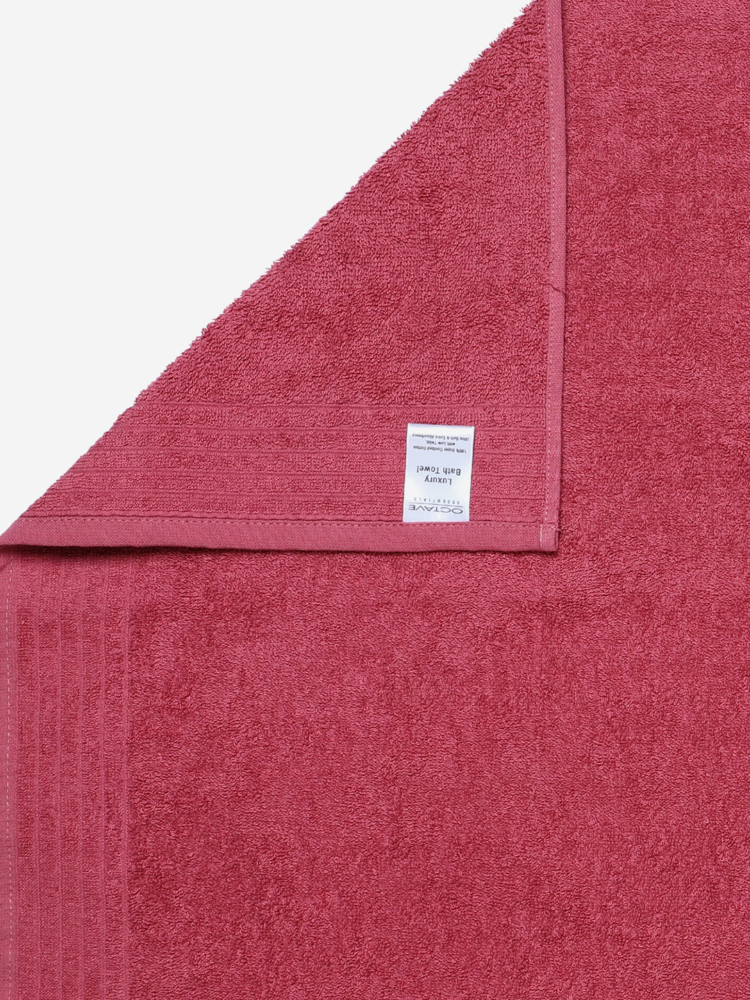 Premium Raspberry Bath Towel | Ultra-Soft Plush Terry Cloth, Highly Absorbent