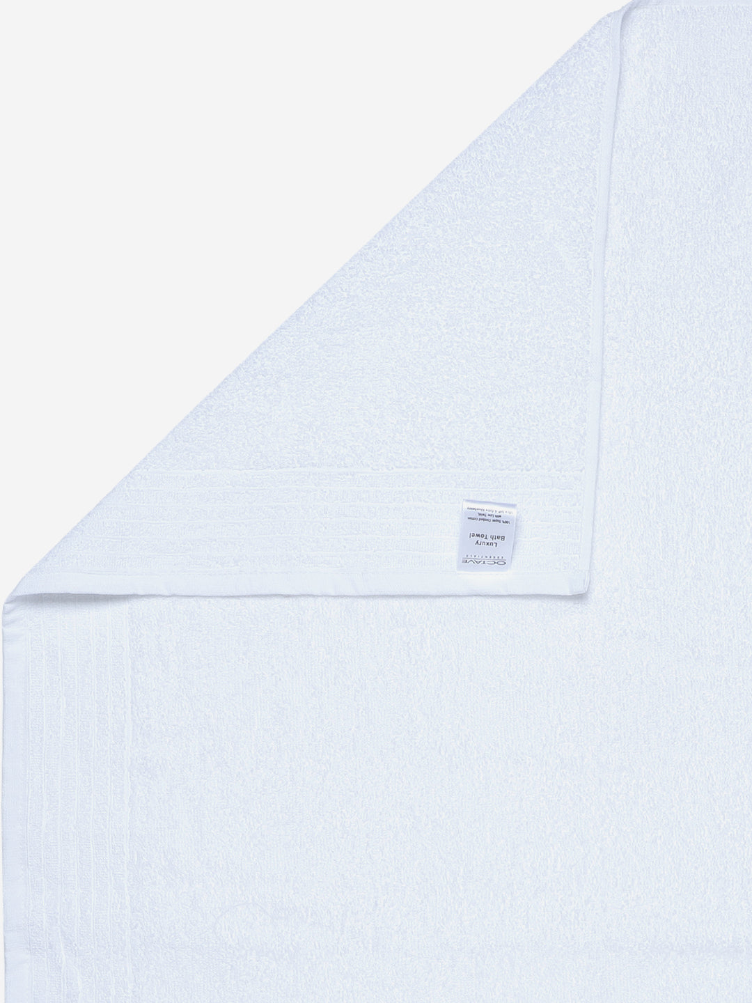 Premium White Bath Towel | Ultra-Soft Plush Terry Cloth, Highly Absorbent