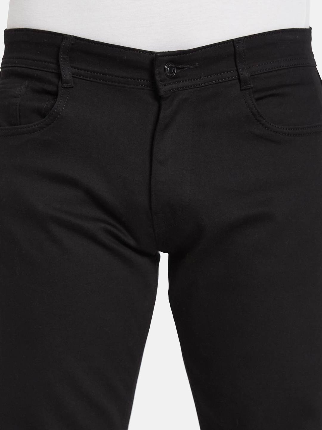 Octave Men Straight Fit Low Distress Stretchable Jeans