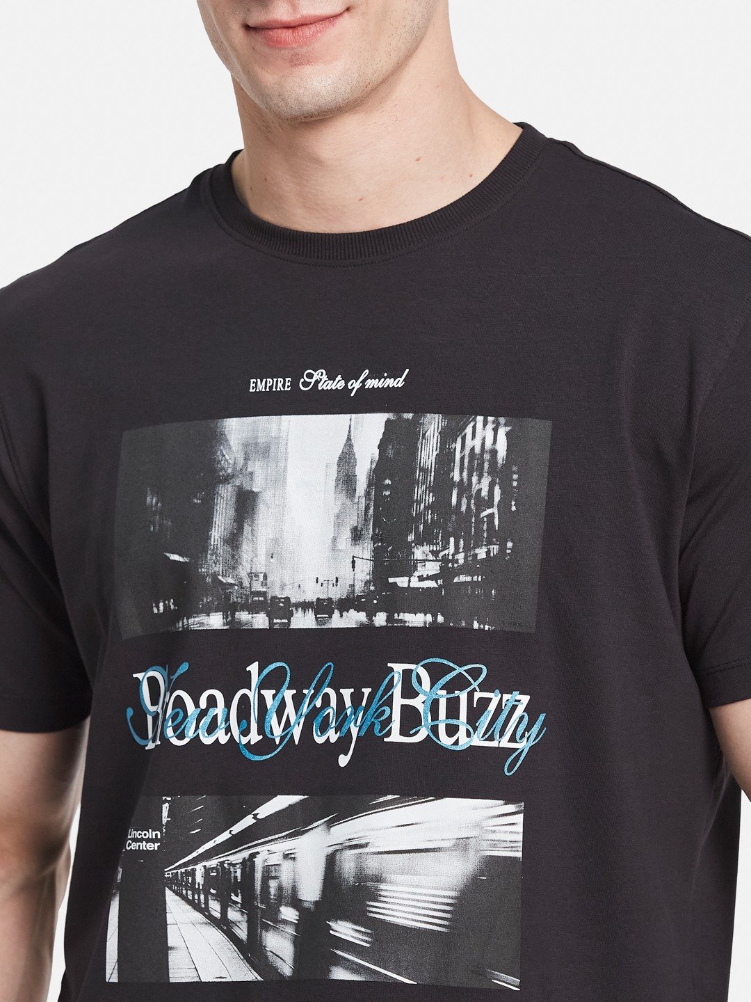 Octave Men Printed T-shirt