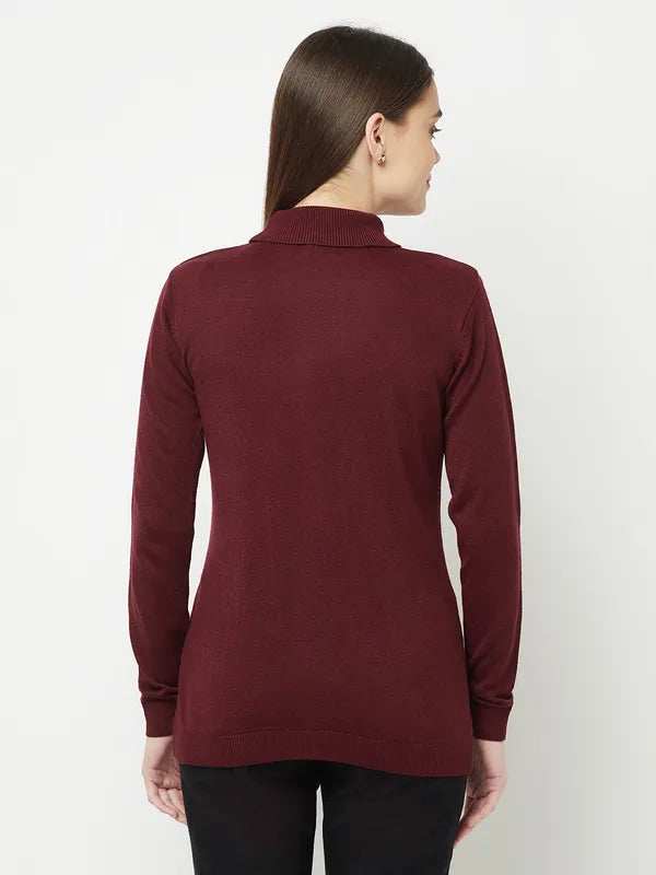 Women Wine Sweaters