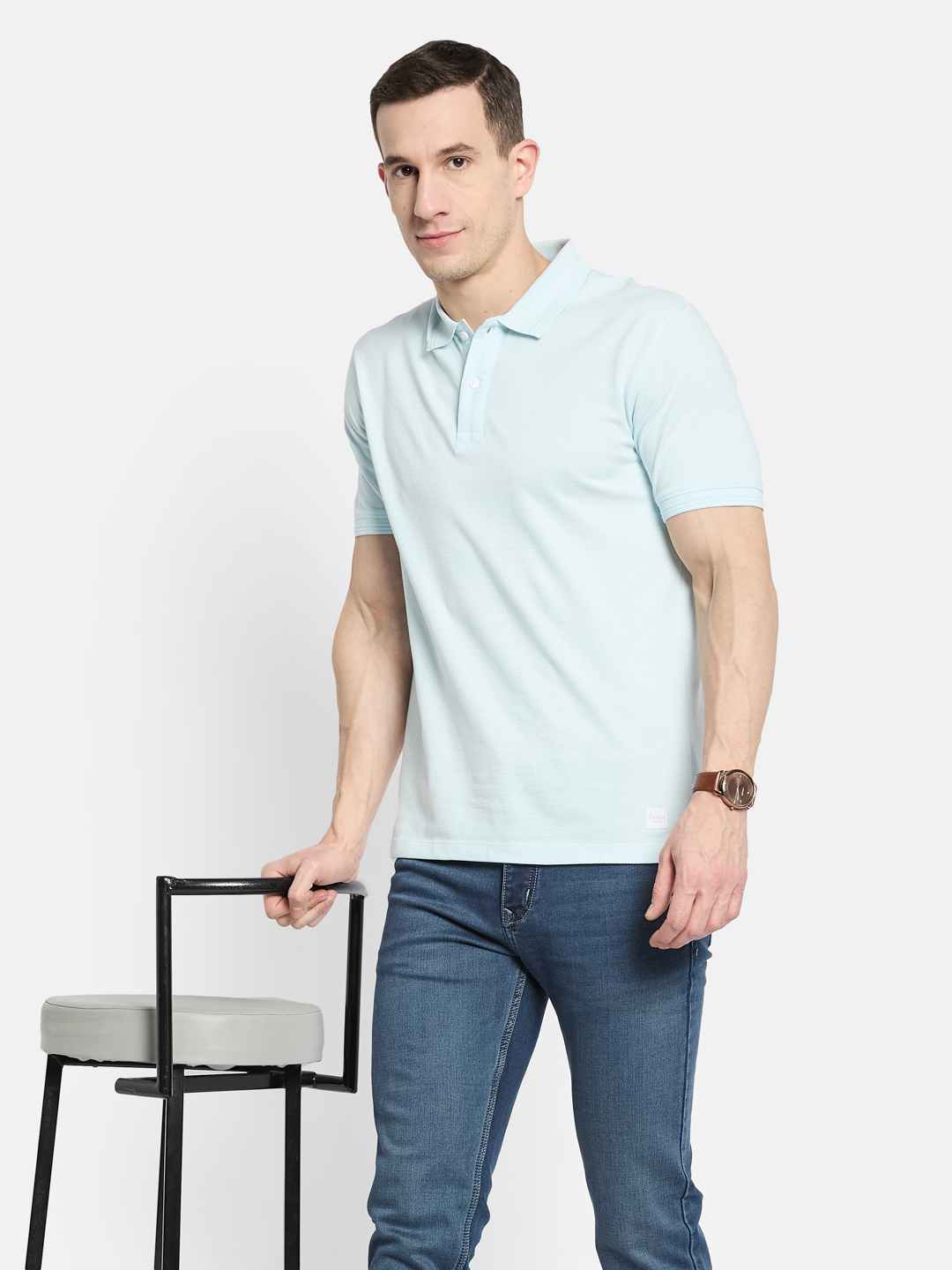 Octave Men Polo Collar T-shirt