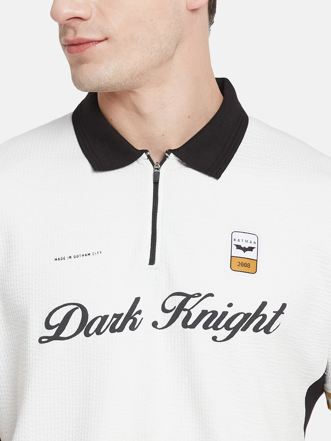 CUT N SEW ROUND NECK  SEER SUCKER T-SHIRT