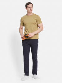 Octave Men Cotton Mid Rise Track Pants