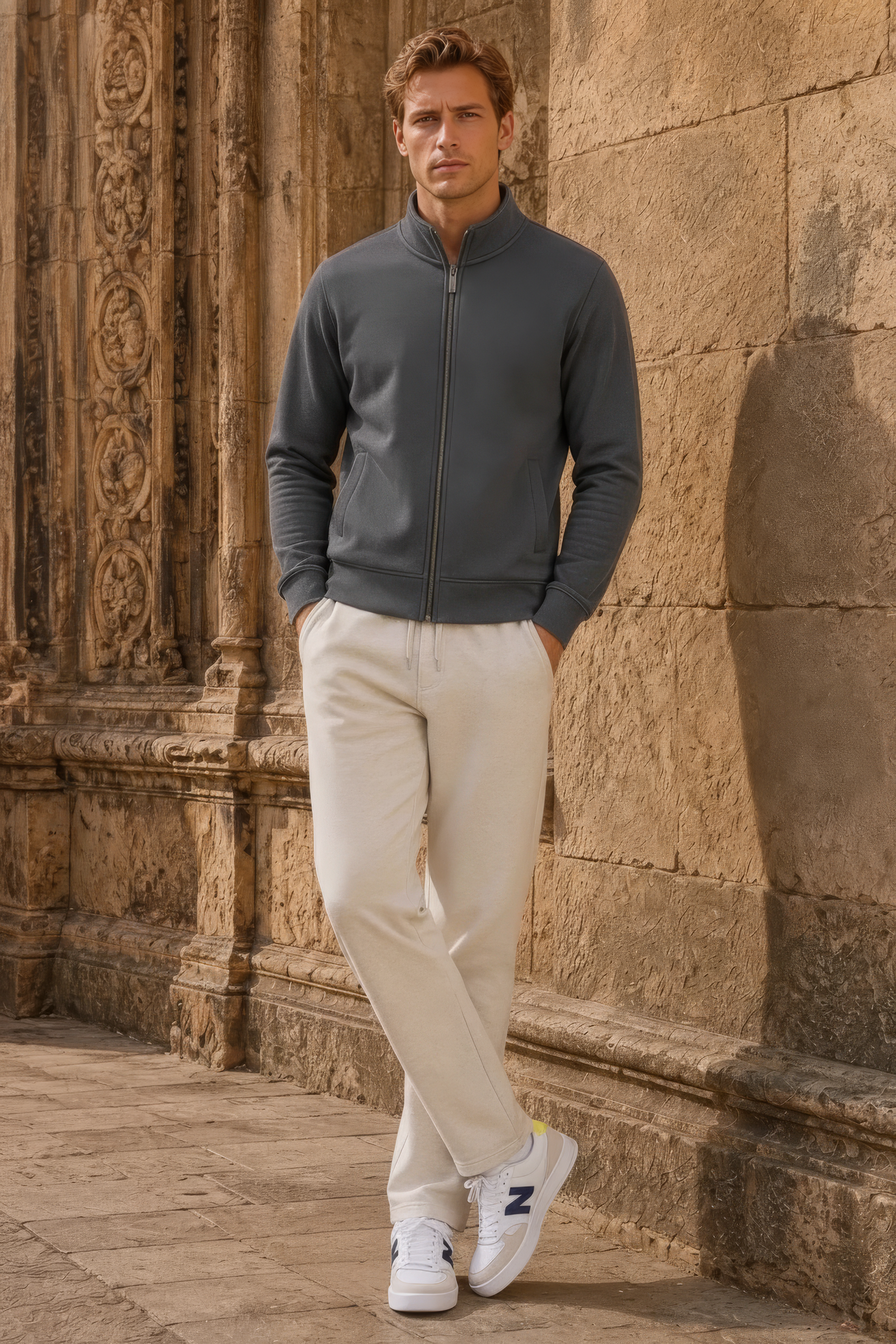 Men’s Arona Cotton Fleece Lower with Drawstring