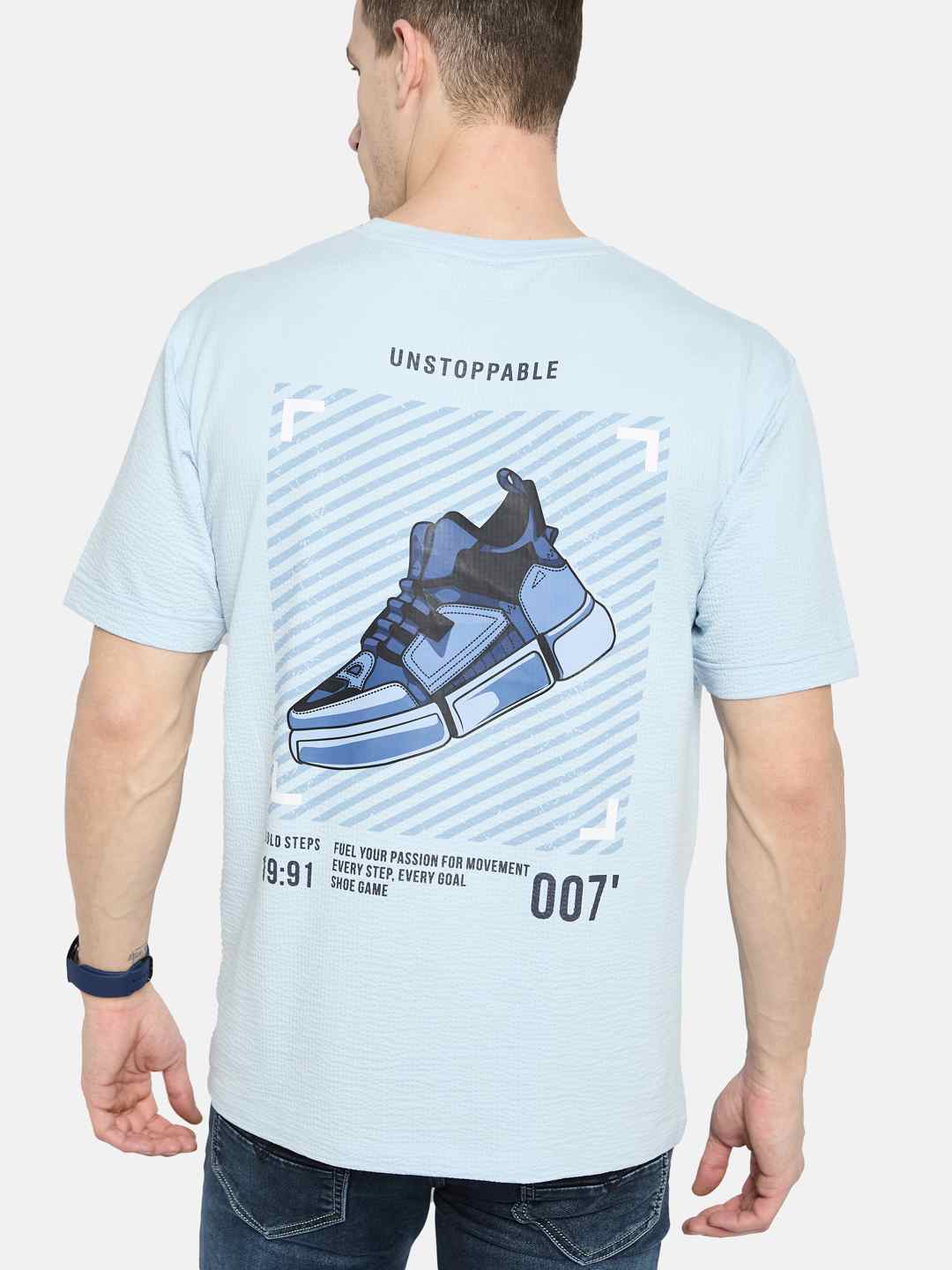 Octave Men Printed T-shirt