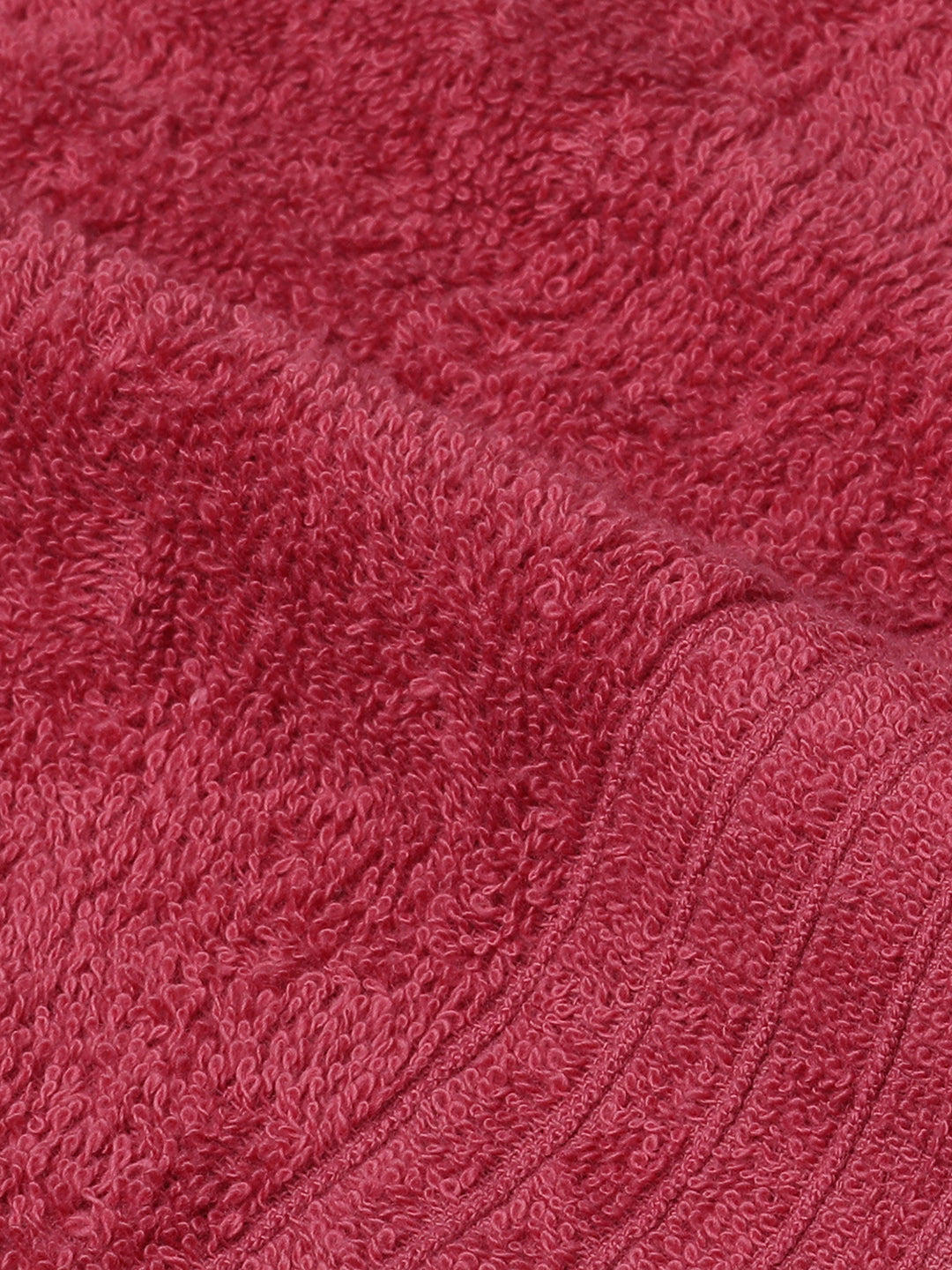 Raspberry Colour Hand Towels – Pack of 2, Soft & Absorbent Terry Towels, 40 × 60 cm
