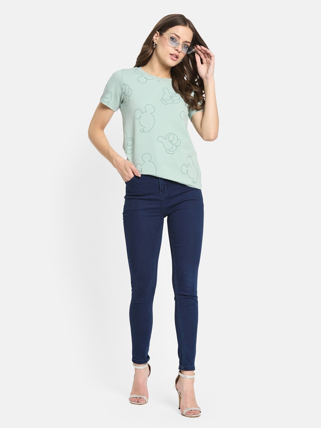 METTLE Women Printed T-shirt