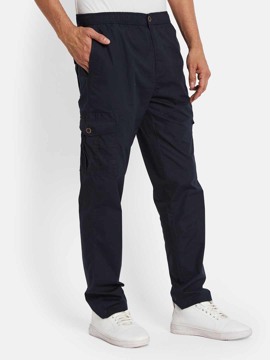 Octave Cotton Mid-Rise Regular Fit Trouser