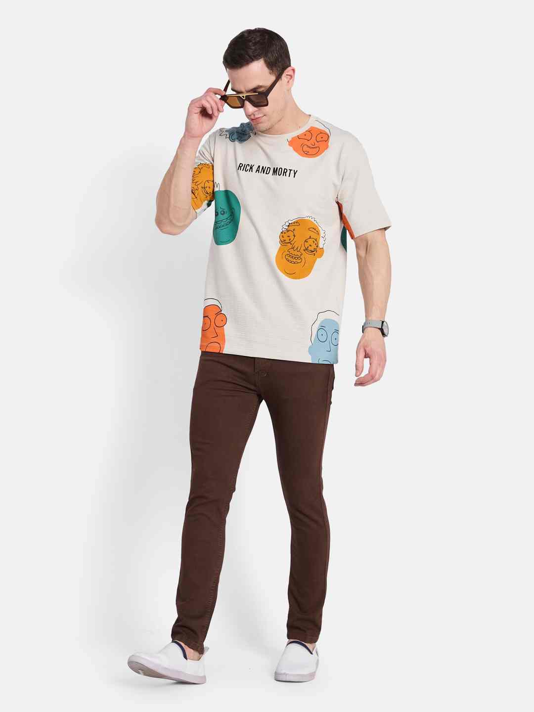 Octave Men Printed T-shirt