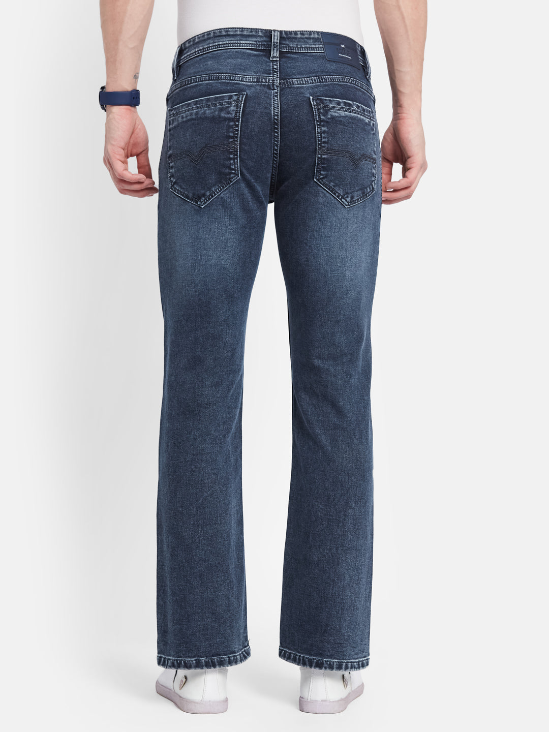 Octave Men Bootcut Stretchable Jeans