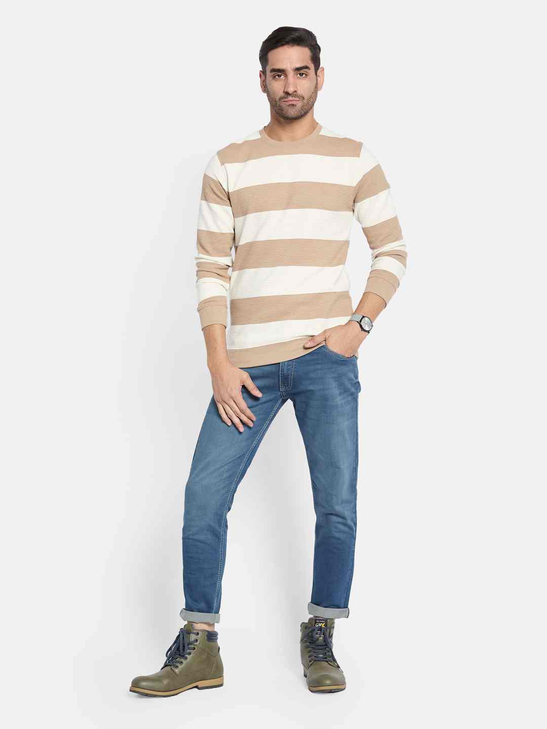 Octave Men Light Fade Stretchable Jeans