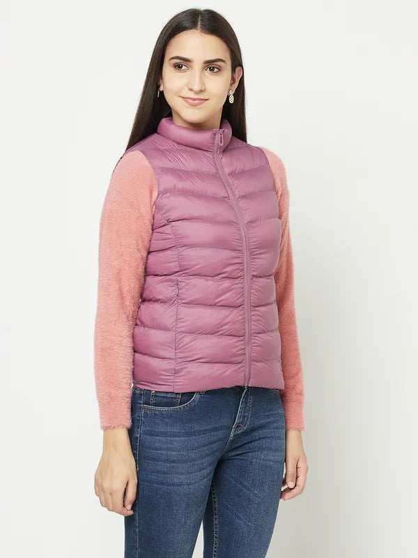 Women Lilac Front Open Jackets