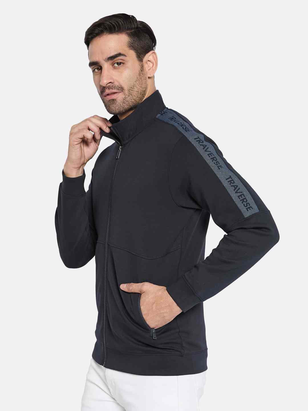 Octave Men Front-Open Sweatshirt