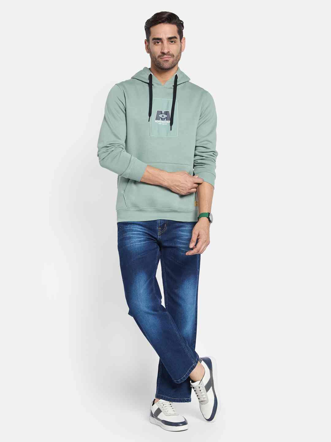 Octave Men Hooded Pullover Sweatshirt