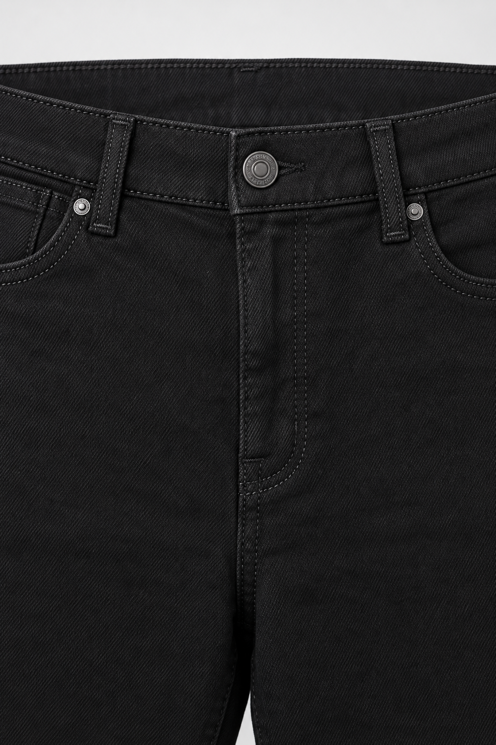 Women’s Black Bootcut Jeans – Regular Fit High-Rise Denim Jeans