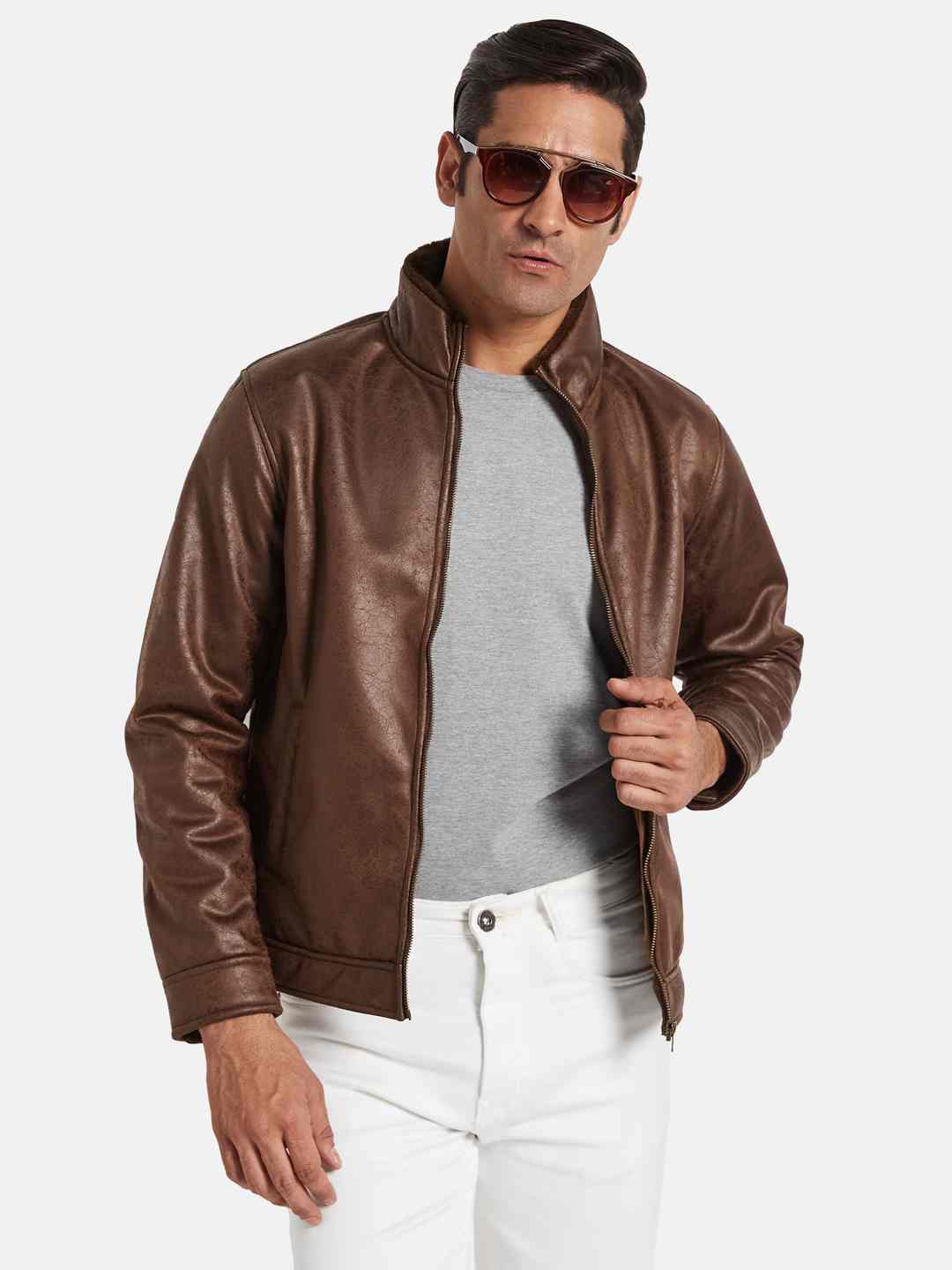 METTLE Men Suede Jacket