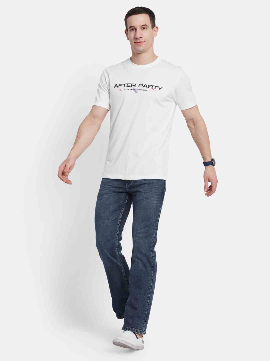 Octave Men Printed T-shirt