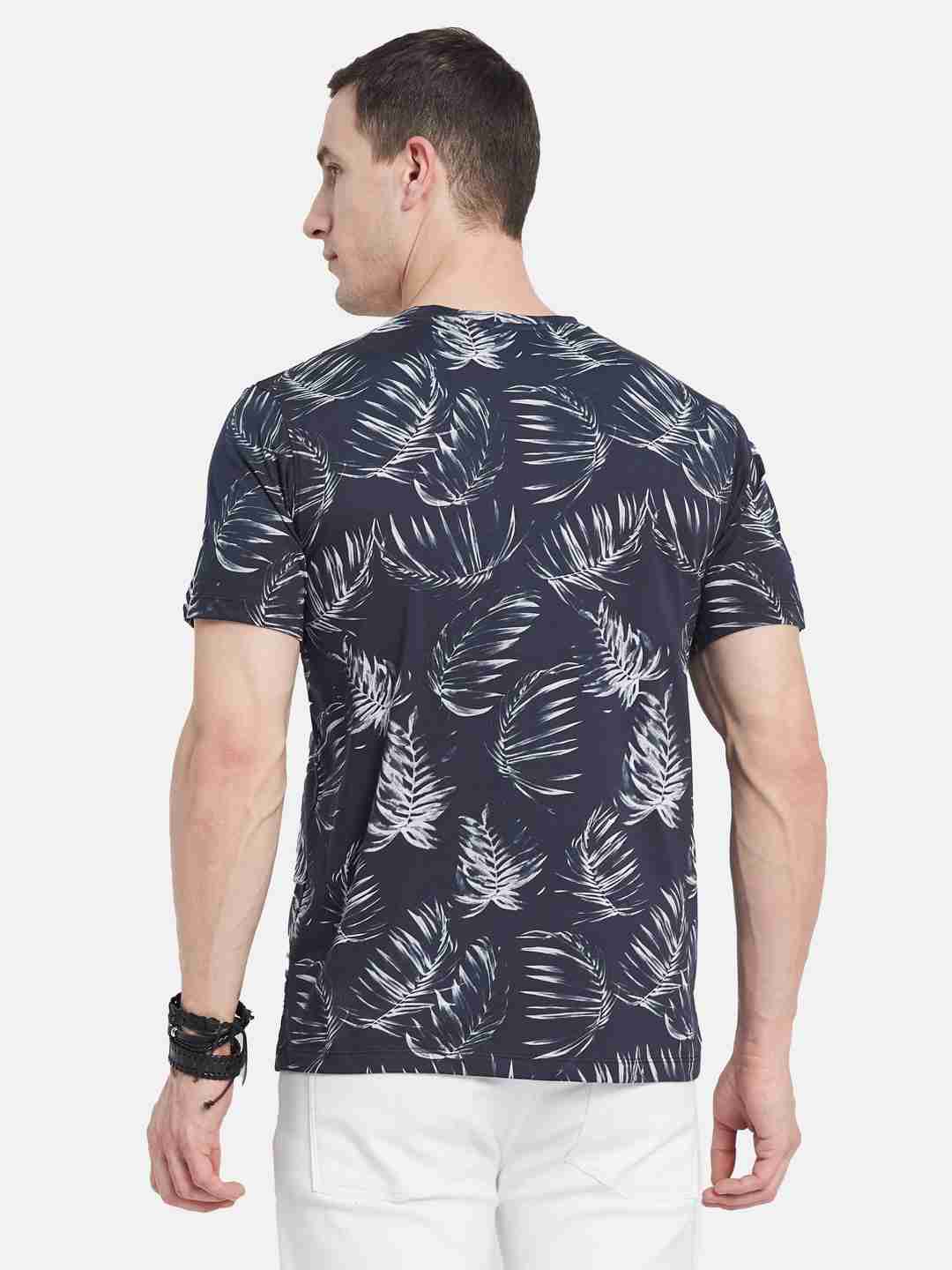 Octave Men Floral Printed T-shirt