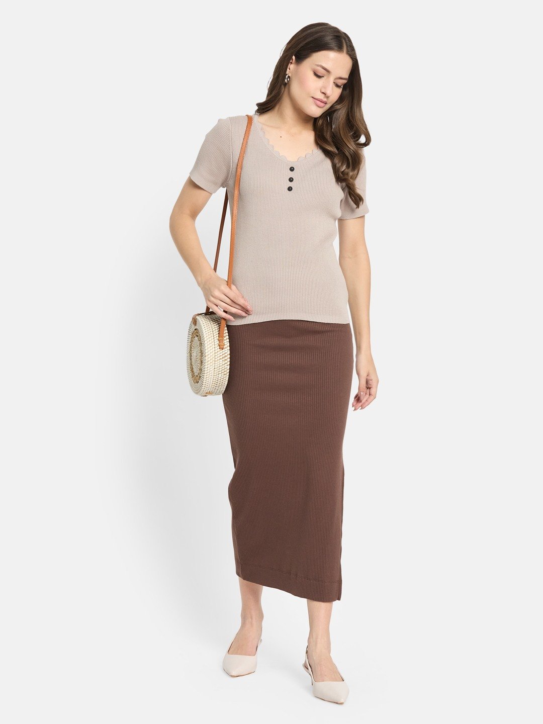 METTLE Women V-Neck T-shirt