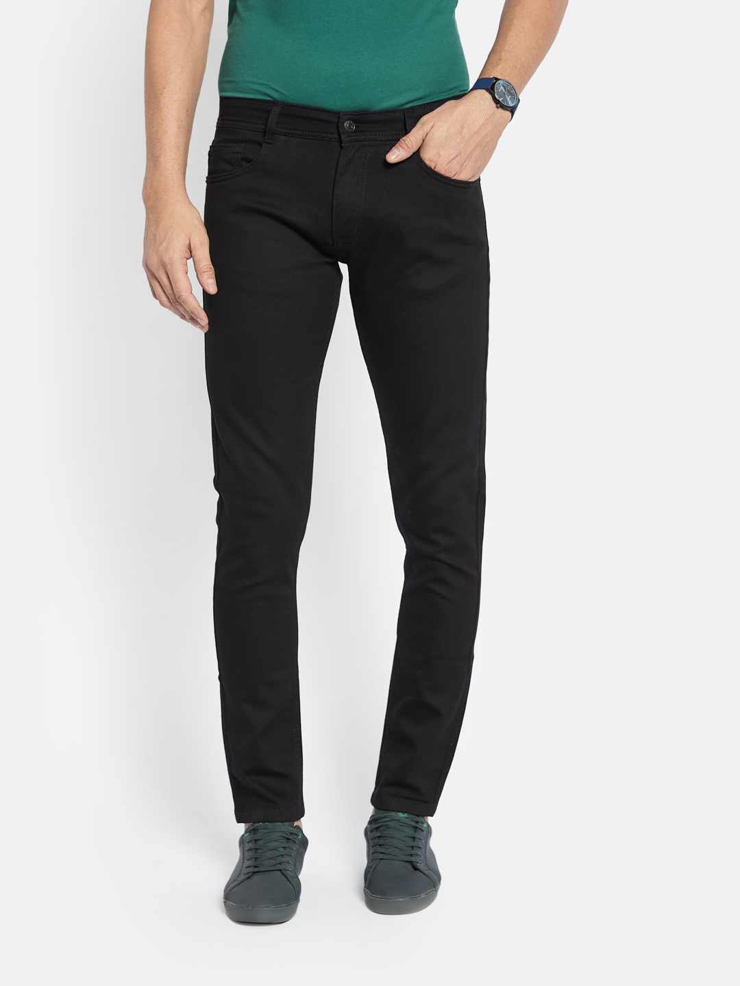Octave Men Mid-Rise Light Fade Stretchable Jeans