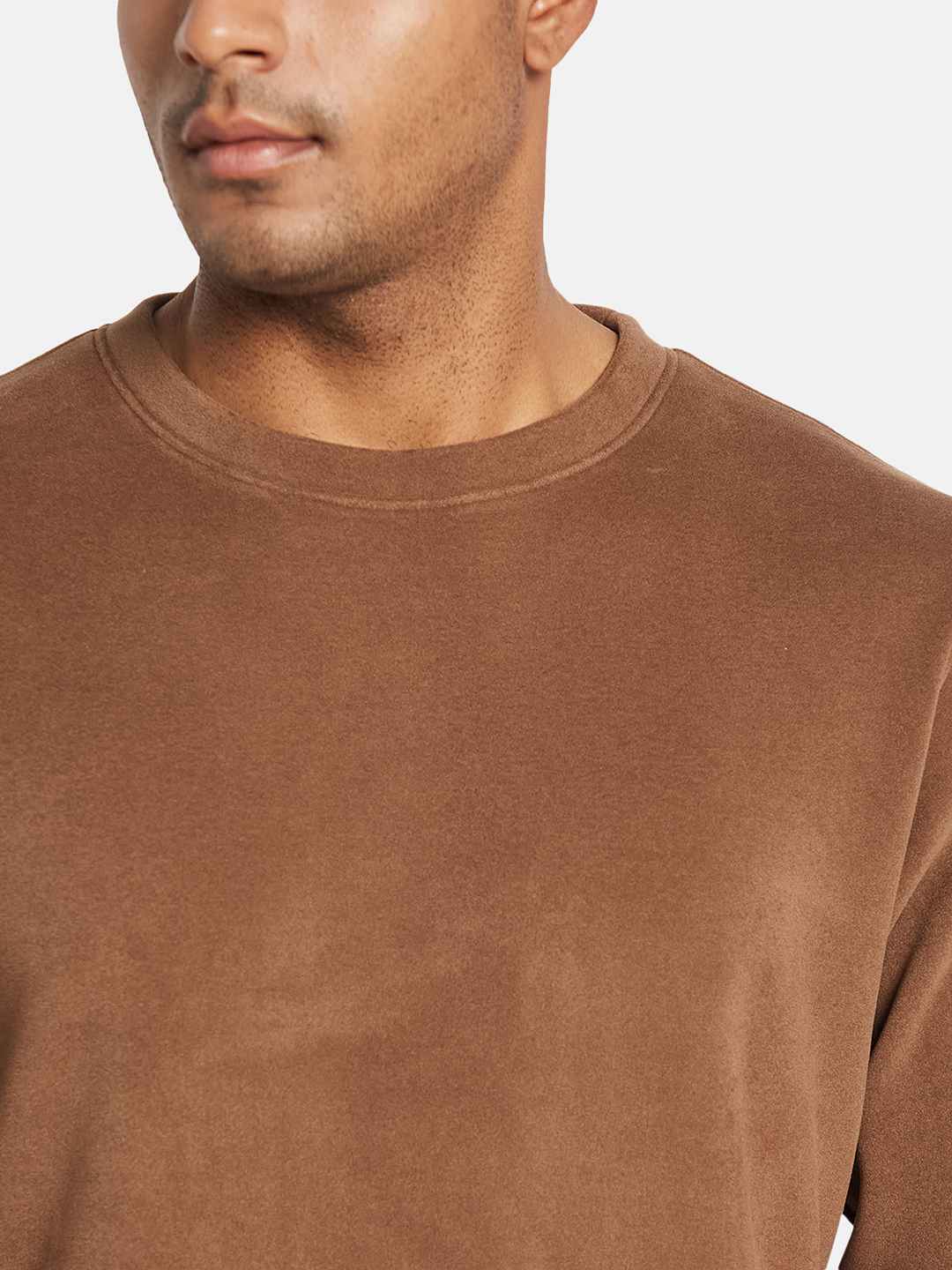 Octave Men Solid Pullover Sweatshirt