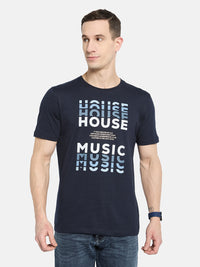 Octave Men Printed T-shirt
