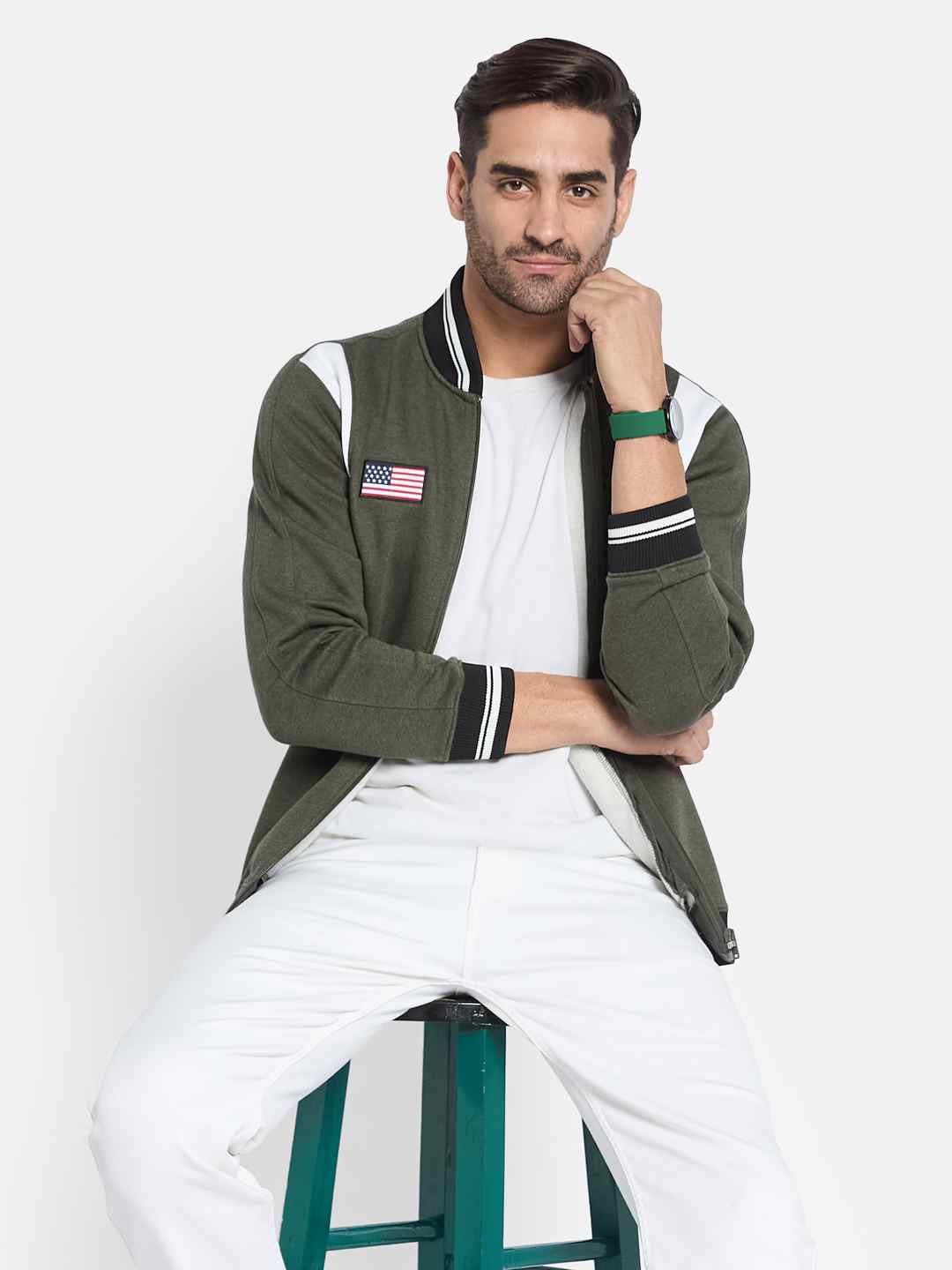 Octave Men Front-Open Sweatshirt