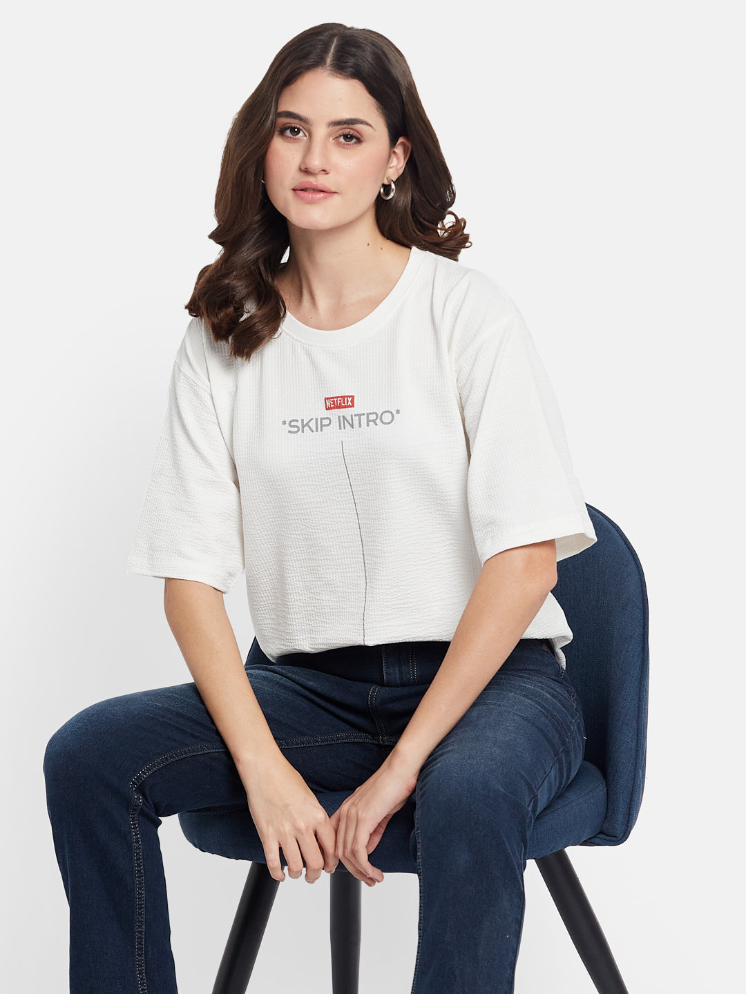 METTLE Women Printed T-shirt