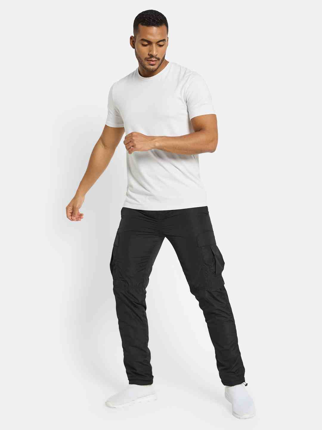 Octave Men Cotton Mid-Rise Track Pants