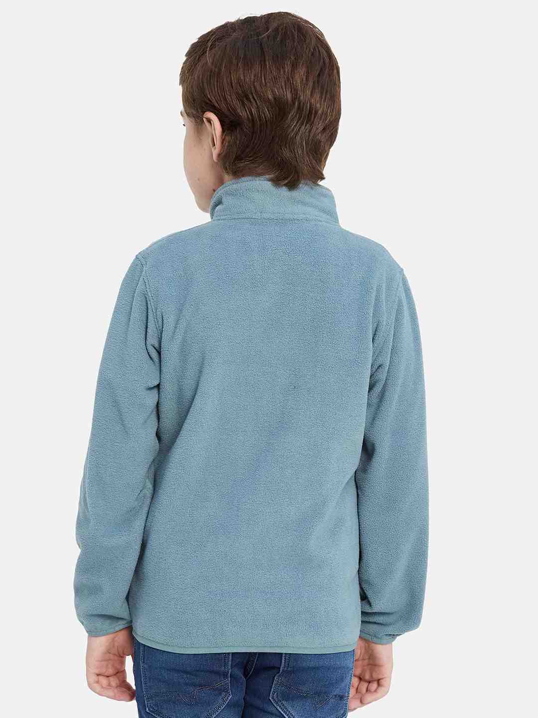Octave Boys Mock Collar Long Sleeves Fleece Sweatshirt
