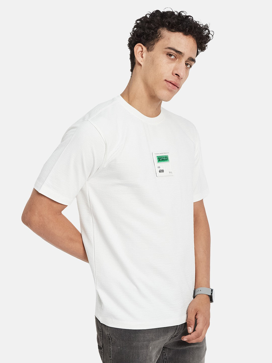 Octave Men Graphic Printed Regular Fit T-shirt